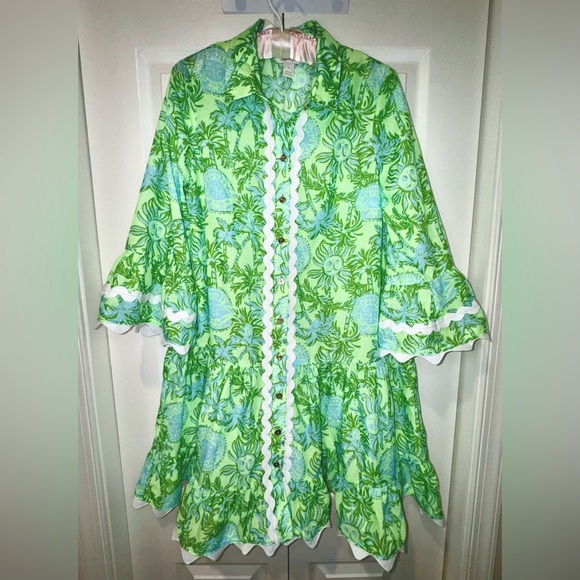 Rare Lilly Pulitzer Catchin' Rays dress. Size 4. EEUC. Worn once. - Picture 1 of 11